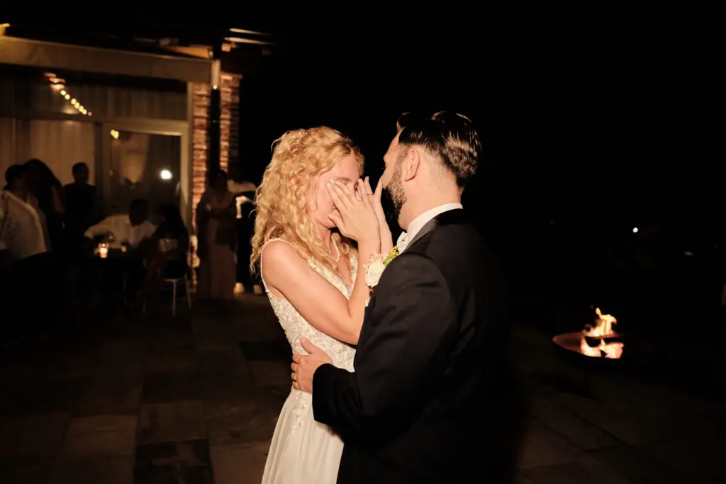 Matrimonio a La Corte e il Sogno, Trescore Balneario – l'ultimo ballo della serata sotto le luci della corte