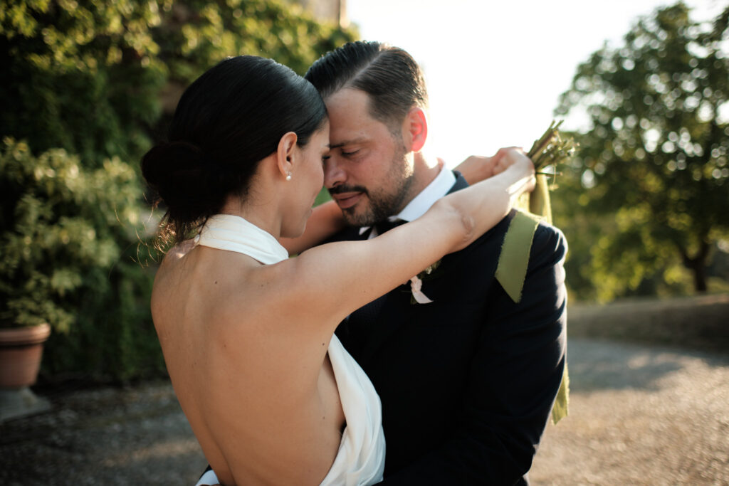 Matrimonio a Villa Monte Rossa in Franciacorta, ritratti di coppia – reportage di Roberto Cesari
